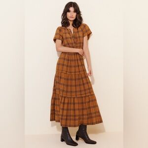 Maeve by Anthropologie Somerset Plaid Maxi Dress - S